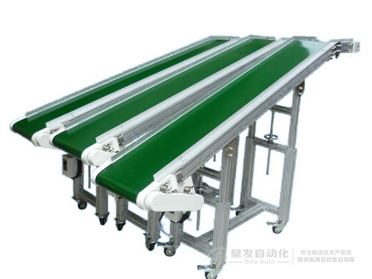 機(jī)械手配套帶平臺斜坡輸送線 機(jī)械手配套帶平臺斜坡輸送線